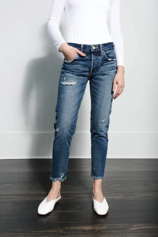 Kelley Tapered Jeans in Dark Blue