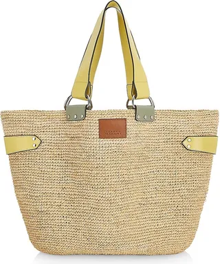 Bahiba Raffia Tote