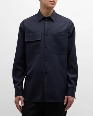 Men's Wool Sport Shirt