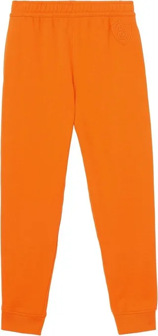 Logo Patch Cotton Track Pants