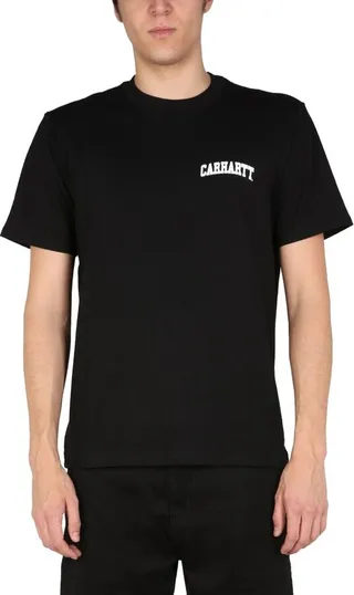 Carhartt WIP Logo Print Crewneck T-Shirt