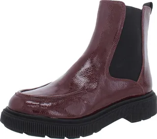 Jimmie Womens Lugged Sole Chelsea Booties