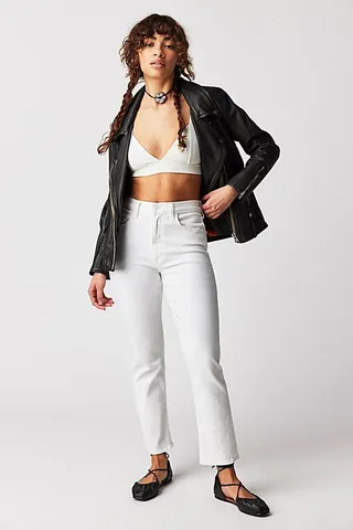 MOTHER High-Waisted Rider Ankle Jeans by MOTHER at Free People