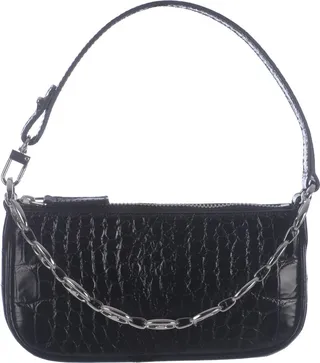 Bag By Far mini Rachel In Crocodile Leather