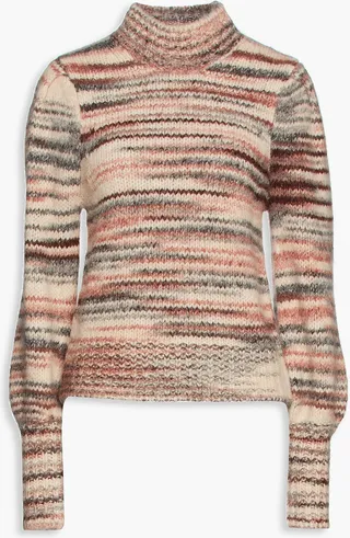 Alston space-dyed alpaca-blend turtleneck sweater