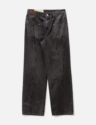 Sierra Panel Wide-Leg Jeans