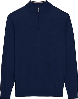 Harmony 4.0 Performance Quarter-Zip Wool Sweater