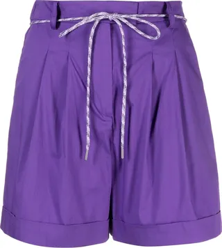 Drawstring-Waist Cotton Shorts