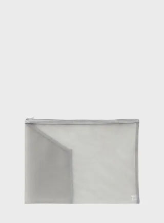 Nylon Mesh Document Case With Pocket