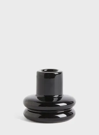 Stoneware Candlestick