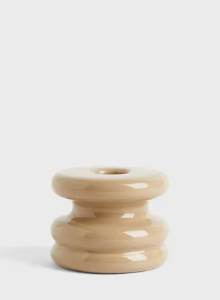 Stoneware Candlestick