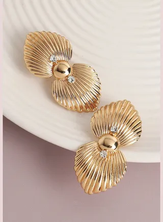 Gold Plated Designer Party Drop Earring For Women
