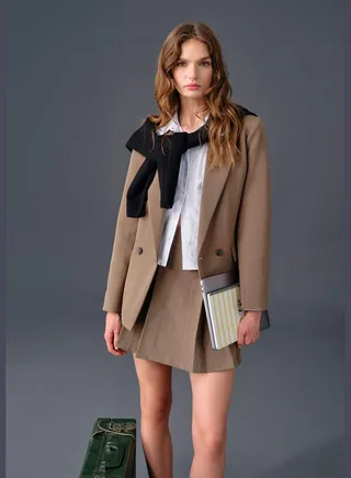 Woman Oversize Fit Long Sleeve Blazer