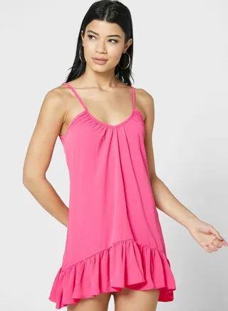 Ruffle Detail Cami Dress