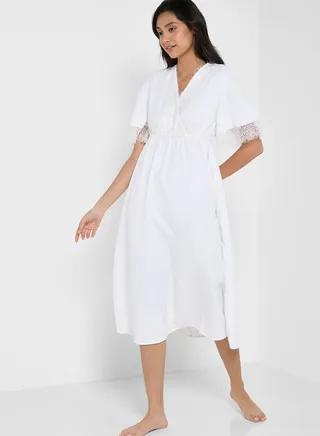 Lace Trim Detail Nightie