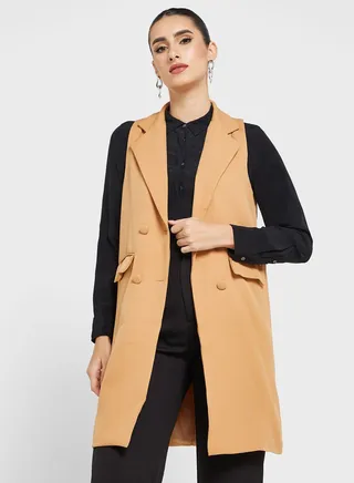 Sleeveless Coat