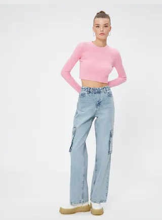 Straight Leg Jean High Rise Trousers - Eve Jeans