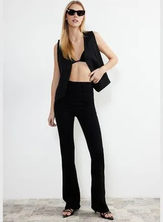 Black Flare High Waist Flare Jeans
