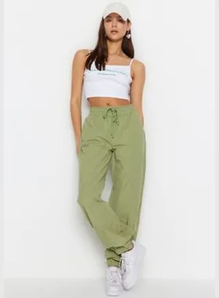 Mint Normal Waist Parachute Jogger Jeans TWOSS23JE00197