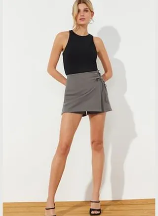 Anthracite Woven Shorts & Bermuda TWOAW21SR0038