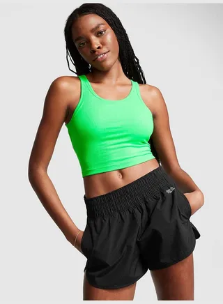 Cropped Rib Tank Top