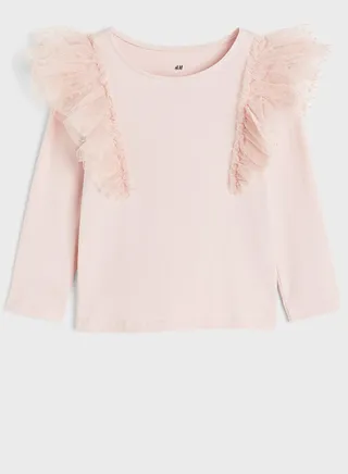 Kids Essential Flounce Trimmed Top