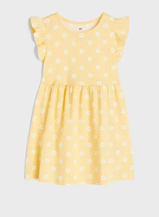 Kids Floral Print Midi Dress