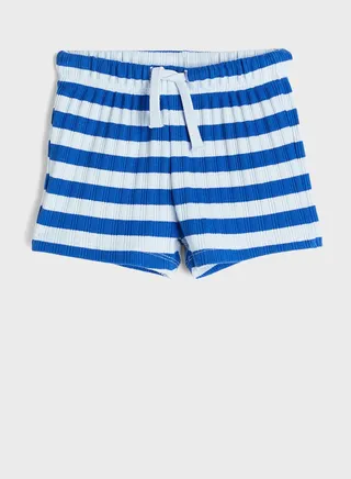 Kids Stripe Jersey Shorts