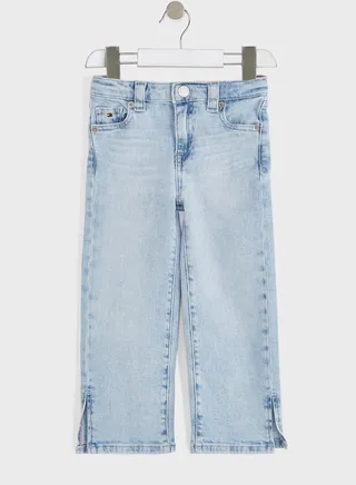 Kids Light Wash Straight Fit Jeans