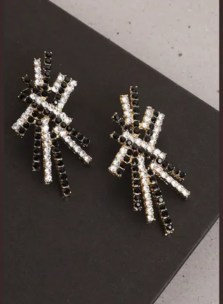 Gold Plated Designer Stone Drop Earring