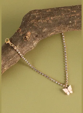 Gold Plated Designer Stone Casual Wear Necklace For Women