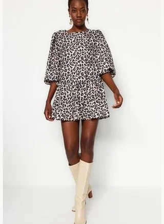 Multicolored Woven Woven Dress TWOAW24EL00840