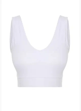White Support Shaper Sports Bra