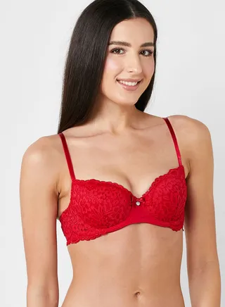Plunge Neck Bra