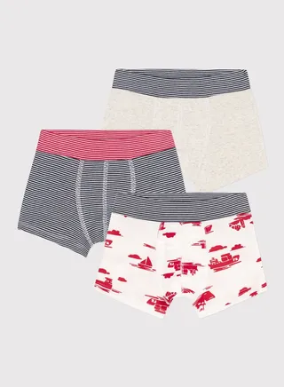 Kids 3 Pack Assorted Boxers