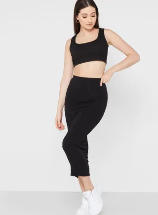 Tube Midi Skirt