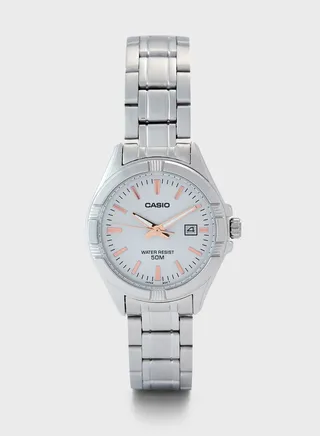 Steel Strap Analog Watch