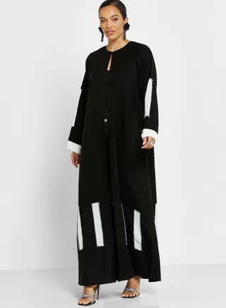 Embellished Detail Abaya