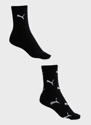 2 Pack Of Cat Logo Sock
