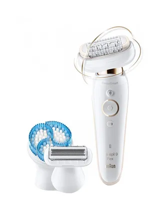 Silk Epil 9 Flex SES 9010 3D Beauty Set White
