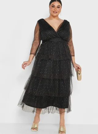 Layered Ruffle Dress