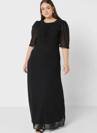 Pintuck Detail Dress