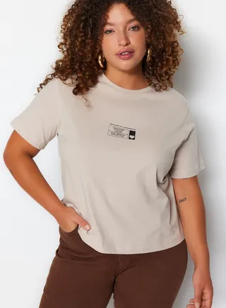 Crew Neck Printed T-Shirt