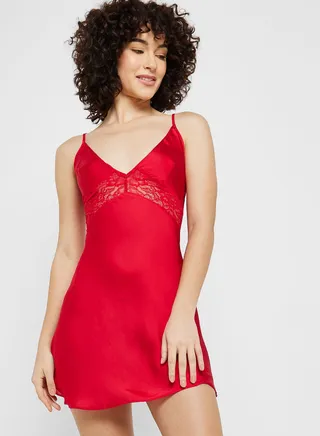 Strappy Lace Nightdress
