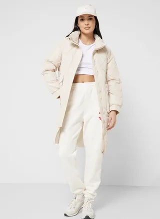 Longline Puffer Jacket
