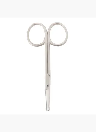 Steel Safety Scissors with Case, L 90 mm