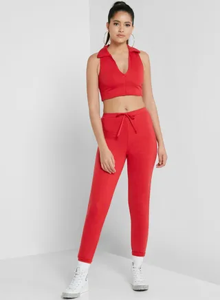Crop Top & Pants Set