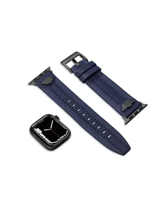 Police Wings Blue Leather Watch Straps