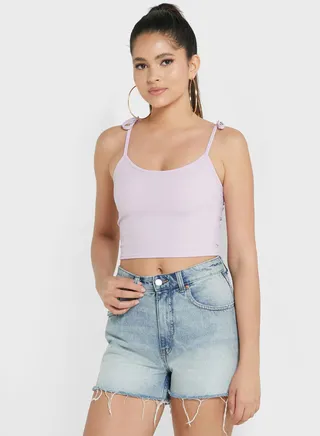 Tie Detail Crop Top