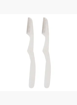 Portable Razor, 2 Pieces, White